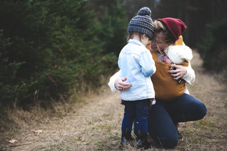 Editorial lifestyle photograph for camera gear for everyday family moments.